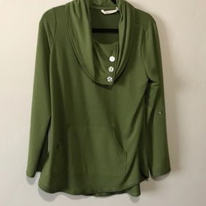 Soft Surroundings Cowl Neck Sweatshirt